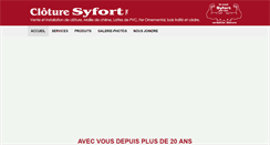 Desktop Screenshot of cloturesyfort.com